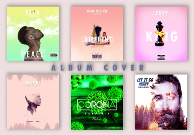 i will design mixtape,  single or album cover art