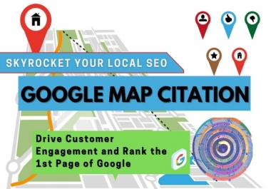 I will build 300 Google Map Citations to Rank Your Local SEO Higher On Google in 24 hours