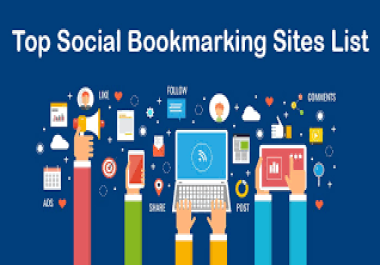 I will provide 30 strong social bookmarking backlinks for increasing traffic