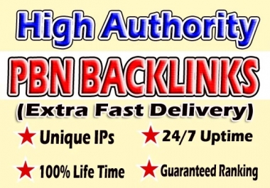 Give You 10 Powerful DA30+ PBN BackLinks