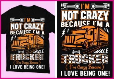 Create Professional and Creative T-shirt Design Within 24 Hours