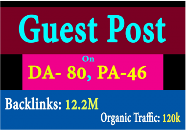 I will Write and Publish 3 Articles on DA 80+ Websites with your Backlinks