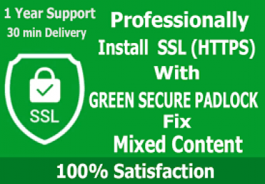 I will configure http to https install ssl certificate or ssl fix wordpress site