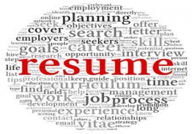 I will write you a professional and effective resume