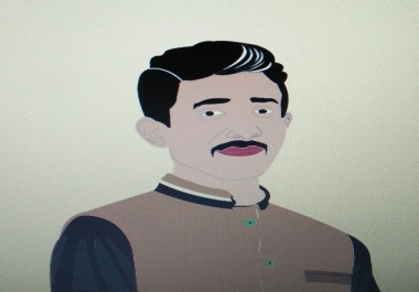 I will make vector portrait for you