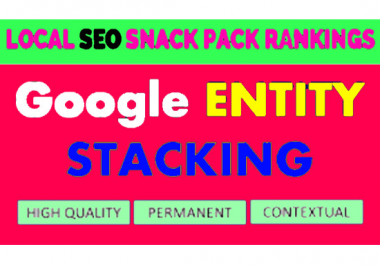 I will build google entity stacking permanent authority contextual backlinks