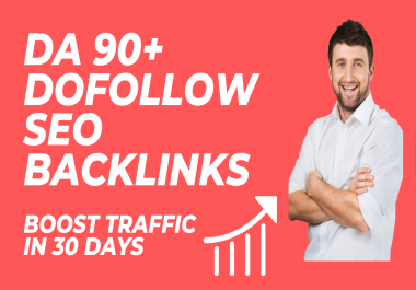 High DA 50-90 Backlinks for your website with Dofollow Contextual link