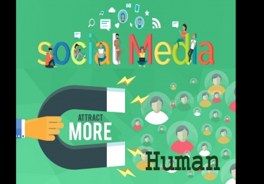 Real Human traffic from Top Social Media Networks for 20 days