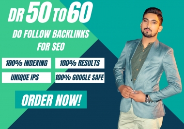 I will build 50 DR 50 to 60 plus quality pbn dofollow backlinks for seo to rank no 1