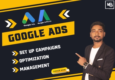 I can Setup and Manage your Google Ads Adwords PPC Campaign