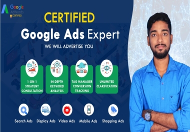 I Wil Setup your Google Ads Adwords PPC & Remarketing Campaigns