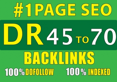 10 backlinks DR 45 to 70 homepage pbn dofollow high quality links