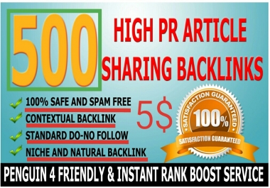 I will create 500 Directory submission Do-follow High Backlinks for websites