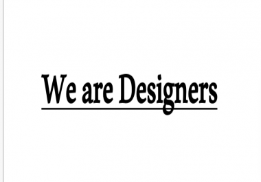 We are professional designers and can deliver quality design on time.