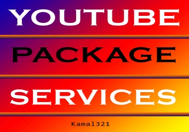 Youtube package services safe & fast delivery
