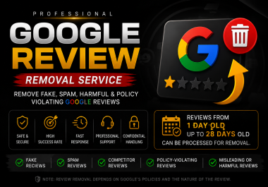 Google Review Removal Expert Fake & Spam Review Removal