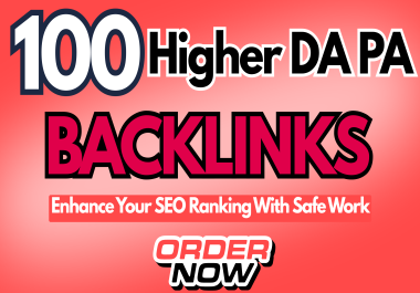 I Build 100 High Authority DA DR PA Backlink For Fast Improve Google Rank