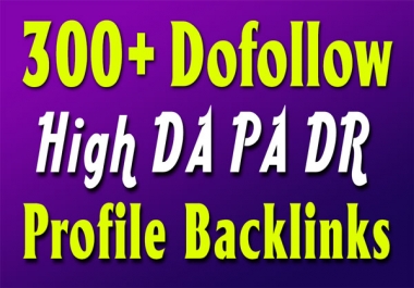 300+ dofollow seo profile backlinks
