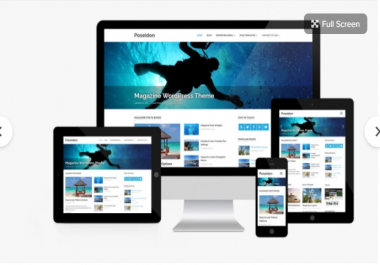 I will design and build a modern and unique wordpress website