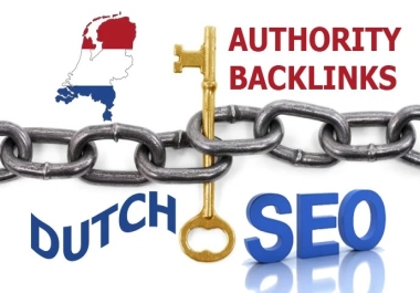 I will do SEO 30 dutch backlinks dofollow link building google ranking