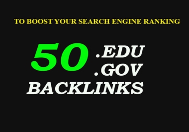 I will do 50 high quality gov edu SEO backlinks