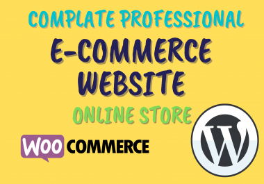 I will make WordPress ecommerce website for online store