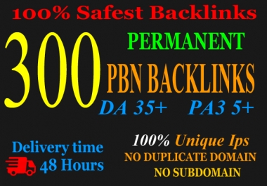 Extreme 300+PBN Backlink in your website hompage with HIGH DA/PA/TF/CF with unique website