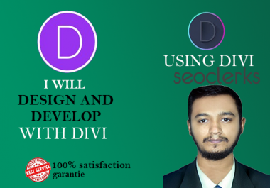 I will create wordpress website using divi theme