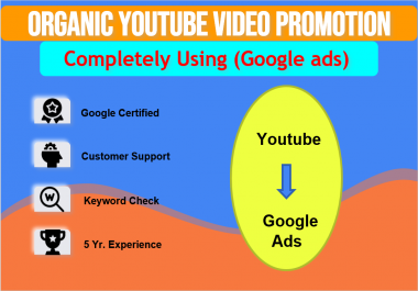 YouTube video promotion using google ads