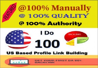 Manually Create 100 pr9 da profile backlinks