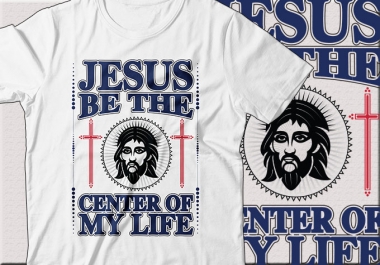 I will do custom christian tshirt design
