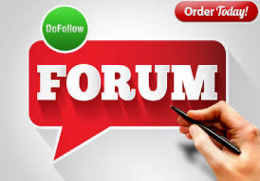 Provide 3400 High PR Do Follow Forum profile backlinks best for SEO