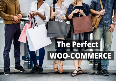I will build and design woocommerce website,  ecommerce store and wordpress website