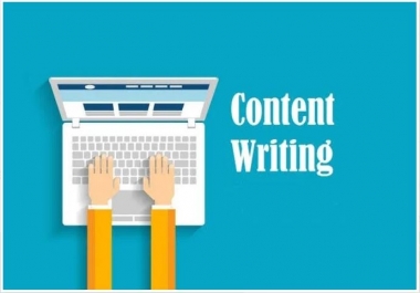 I will do any form of content writing for you