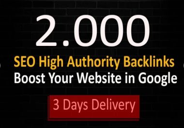 I will make high quality da 40 plus 1000 SEO backlinks