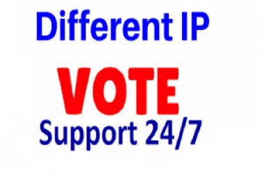 Offer 1000 Guaranteed Different IP Votes In Your Voting Contest for 23