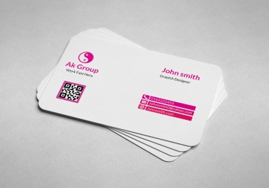 do professional 1 business card design in just