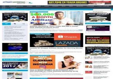 I will install Affiliate/Email marketing,  diet,  news niche WordPress website in 48 hrs