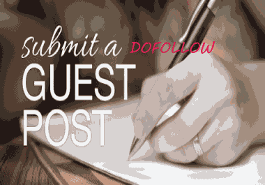 Publish 5 guest post on high da authority websites with seo backlinks