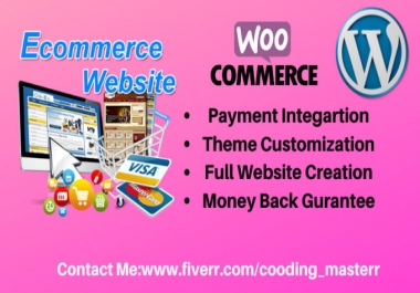I will design and develop stunning wordpress ecommerce website