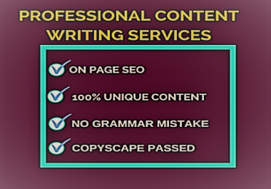 I will do SEO article writing of 500 words in 24 hours