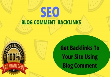 I Will Make High Quality Backlinks Using Blog Comments