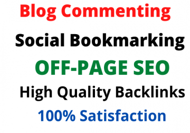 I will provide ultimate off page seo service,  link building