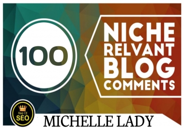 Do 100 niche relevant blog comments backlinks on high DA PA
