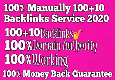 I Will Do 100+10 HQ Backlinks from High DA/PA 60+ Domains