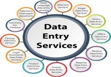 Data Entry and content writing