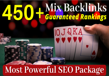 450+ Mix Backlinks Poker Casino Gambling Situs Judi Agen Bola Slot web 2.0 PBNs Post Boost Your Site