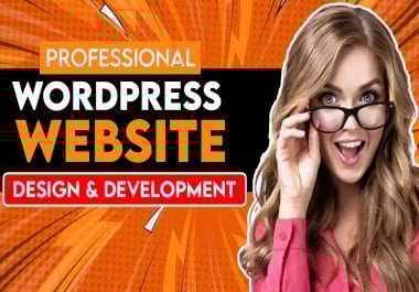 I will be your wordpress website designer and developer