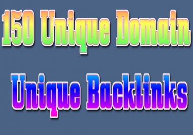 I will do 150 Unique Domain Unique Backlinks