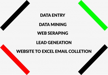 I will do email extraction,  data mining,  web research,  targeted lead generation